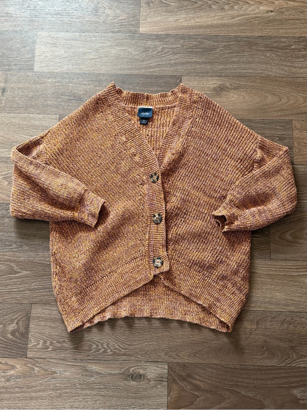 Daytrip Marled V-Neck Cardigan Sweater XS